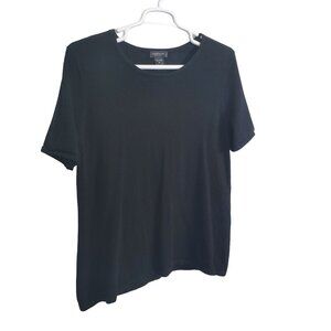 Lord & Taylor Womens Size 3X Sweater Cashmere Pullover Short Sleeve Fuzzy Cozy